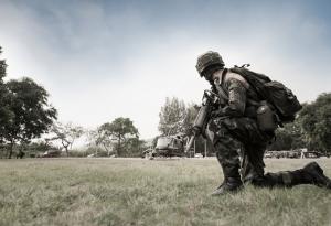 Виц: Схватливият войник