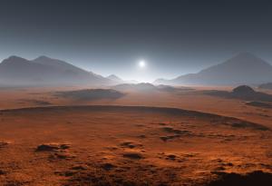 Слънчева буря удари Марс и предизвика невероятно сияние