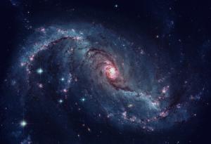 Звездна „люпилня“ в прегръдките на галактиката NGC 1672