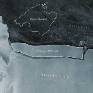Най-големият айсберг в света се откъсна от Антарктида