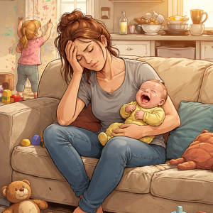 Една майка на малки деца я прекъсват около 400 пъти на ден