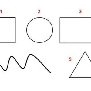 Този пихогеометричен тест с 5 фигури ще разкрие нещо за вас