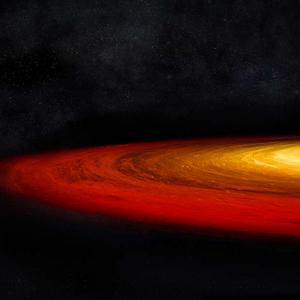 Звезда оцелява след близка среща със супермасивна черна дупка, но плаща висока цена