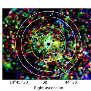 Открит е изтичащ горещ газ в галактиката NGC 5746