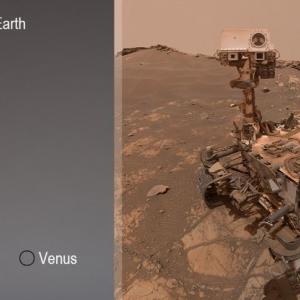 „Кюриосити“ направи невероятна снимка на Земята и Венера от Марс