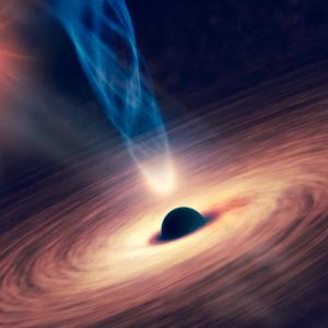 За първи път измериха моментната мощност на струите, изригващи от черна дупка 