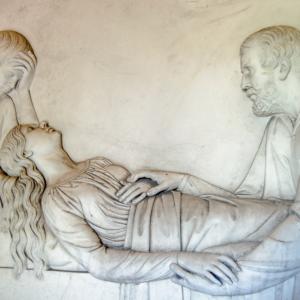 Виц: Политик на смъртен одър