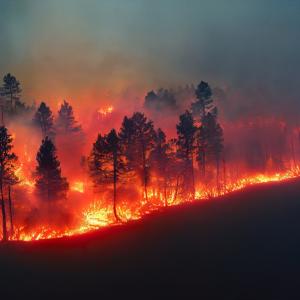 Горските пожари в Европа през 2023 г. са били сред най-опостушителните от началото на века