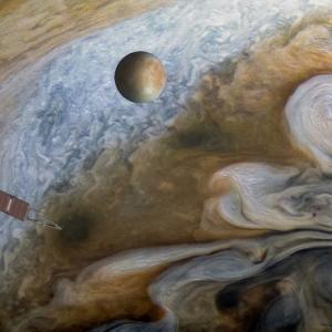 Потъващият лед на юпитеровата луна Европа може да захранва океана ѝ със съставките, необходими за живот