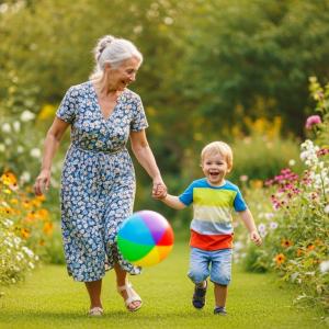 Виц: Баба изпитва внучето