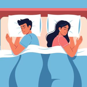 Как спите като двойка в леглото