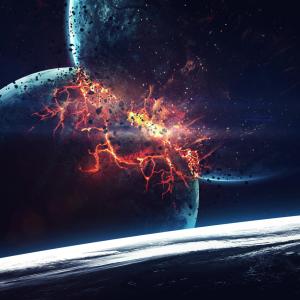 Какво би станало, ако Земята се сблъска с друга планета?