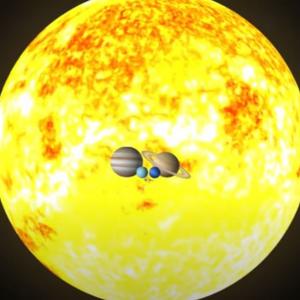 Видео показва истинските мащаби на нашата Слънчева система