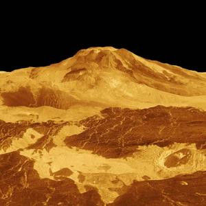 Карта показва 85-те хиляди вулкана на Венера