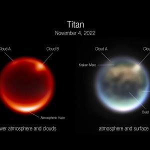 “Джеймс Уеб“ забеляза облаци и дори море на сатурновия спътник Титан