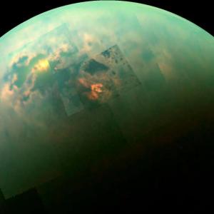 Това е първата глобална карта на Титан – един от спътниците на Сатурн