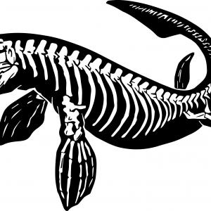 Откриха вкаменен скелет на гигантско морско чудовище