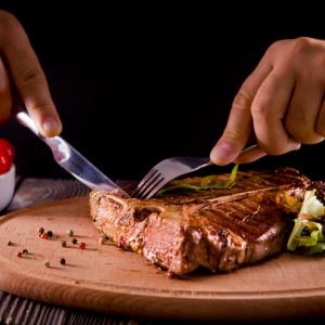 Пържолата успокоява мъжете