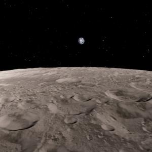 Видео: Изгрев на Земята, видян от Луната