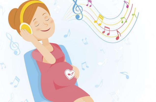 Бебето в утробата обича класическа музика 