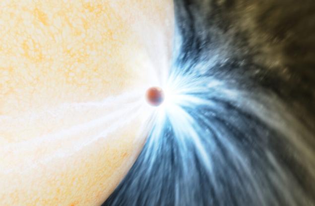 За първи път уловиха звезда в процес на поглъщане на планета