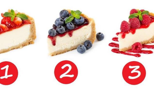 Чийзкейкът, който изберете, издава вкуса ви към живота  