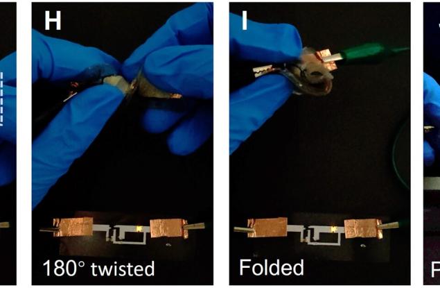 Самолекуваща се литиева батерия издържа на разтягане, пробиване и порязване