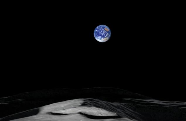 Вижте нетипичните движения на Земята и Слънцето, погледнати от южния полюс на Луната