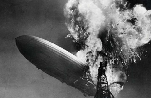 Невероятни кадри показват катастрофата с „Хинденбург“ в цветове и с повишена резолюция