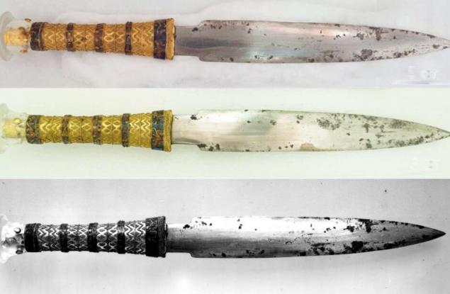 Изработената от железен метеорит кама на Тутанкамон вероятно не е изкована в Египет