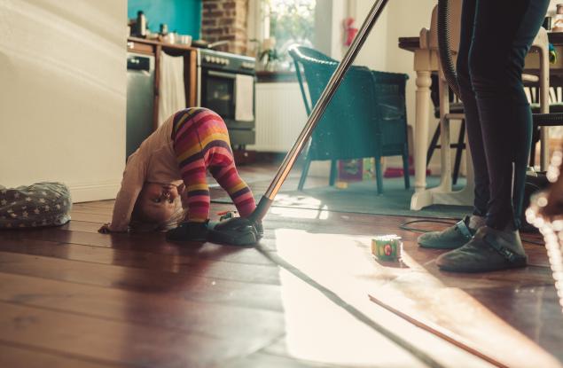 На 7 месеца бебето вижда света триизмерно