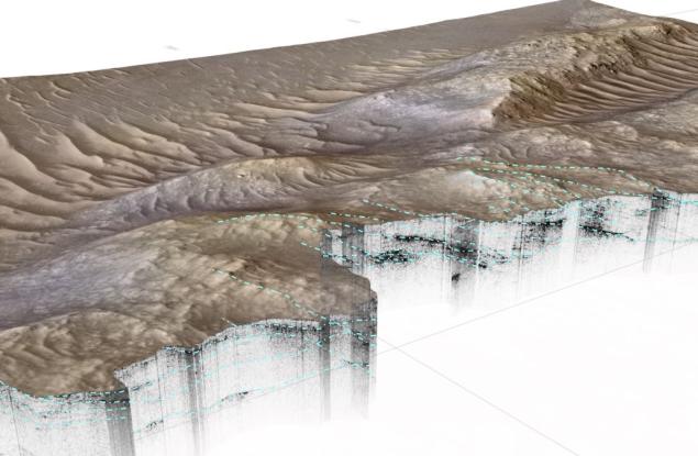  Откриха древна скрита речна система под повърхността на Марс