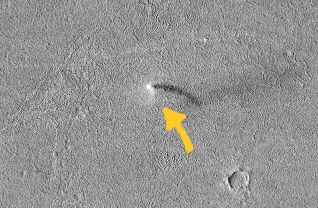 NASA засне прашен дявол на Марс