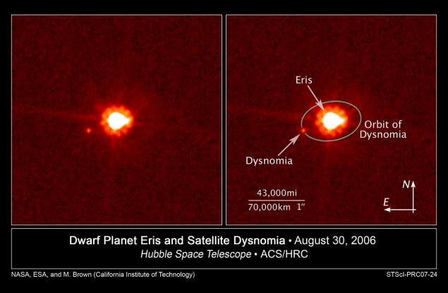Малко по малко учените разгадават вътрешната структура на мистериозната планета джудже Ерида