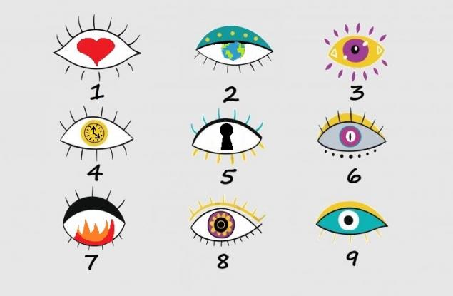 Окото, което изберете, показва същността на вашия характер