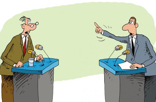 Виц: Политически диспут