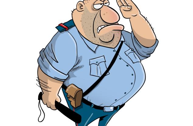 Виц: Мъж върви посред нощ в центъра на Москва