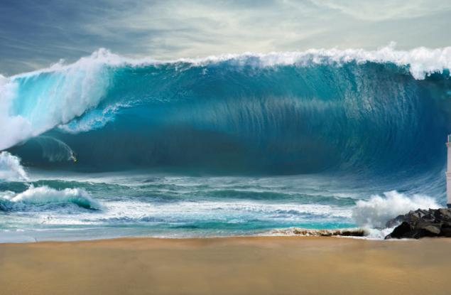 За първи път засякоха цунами с помощта на сензор за космически лъчи