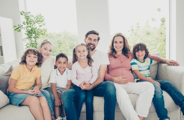 Многодетните семейства са най-щастливи