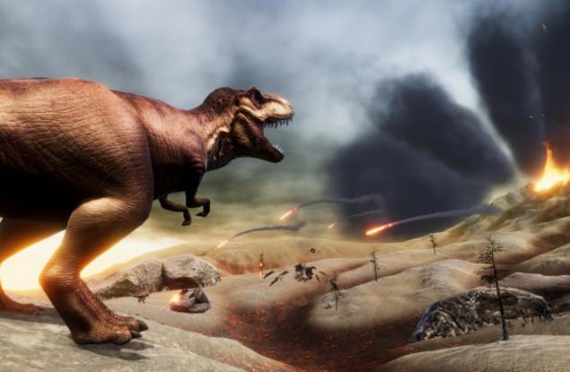 Астероид е създал условия, които са убили повечето динозаври. Вулканите не са виновни