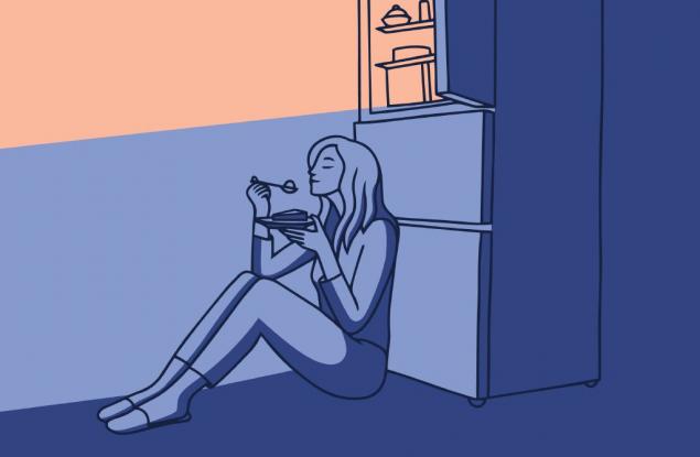 Яденето през нощта вреди и на мозъка