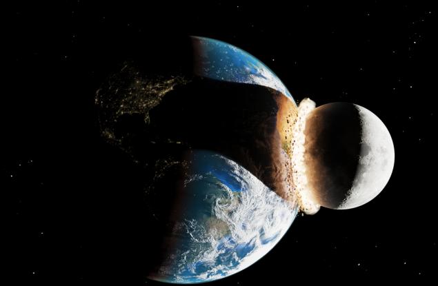 Какво ще стане, ако Луната се разбие в Земята?