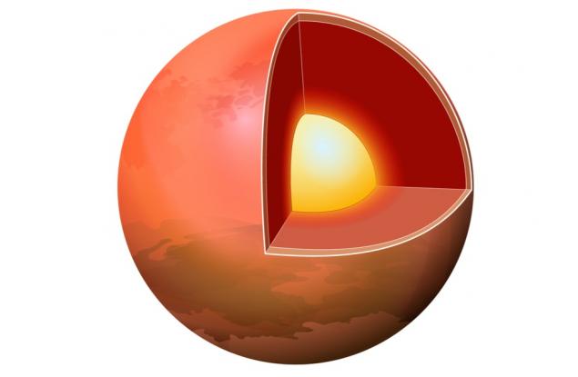 За първи път създадоха детайлна карта на вътрешната структура на Марс