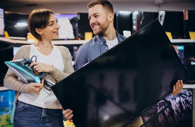 Виц: Мъж си купува нов телевизор