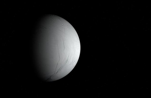 Енцелад, леденият спътник на Сатурн, може да поддържа океан, годен за живот