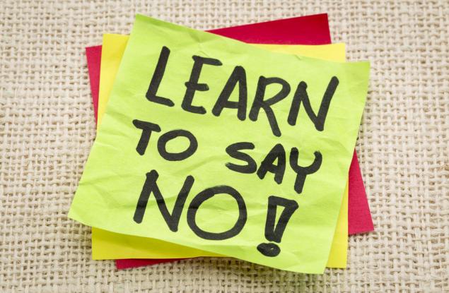 Научете се да казвате „не“