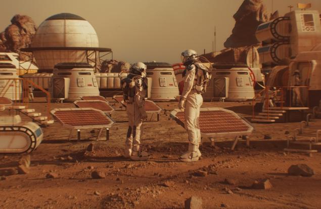 Бактериите: Бъдещият строителен материал за жилища на Марс?