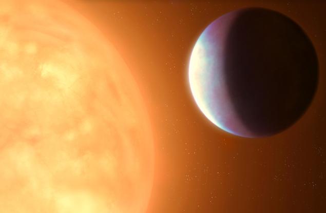 Eкзопланета се опашка, подобна на комета, се разпада близо до своята звезда