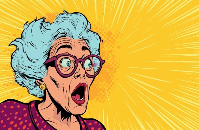 Виц: Бабо, защо са ти толкова големи очите?