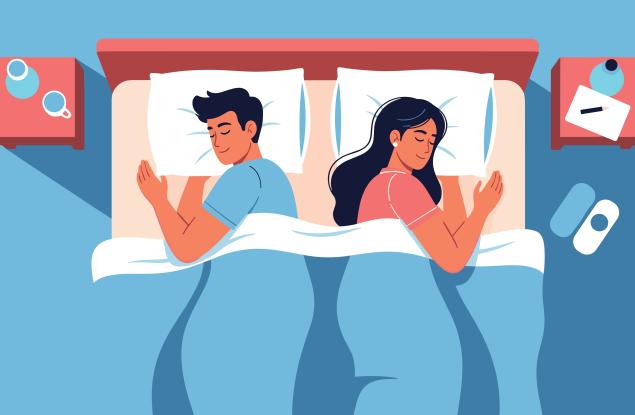 Как спите като двойка в леглото